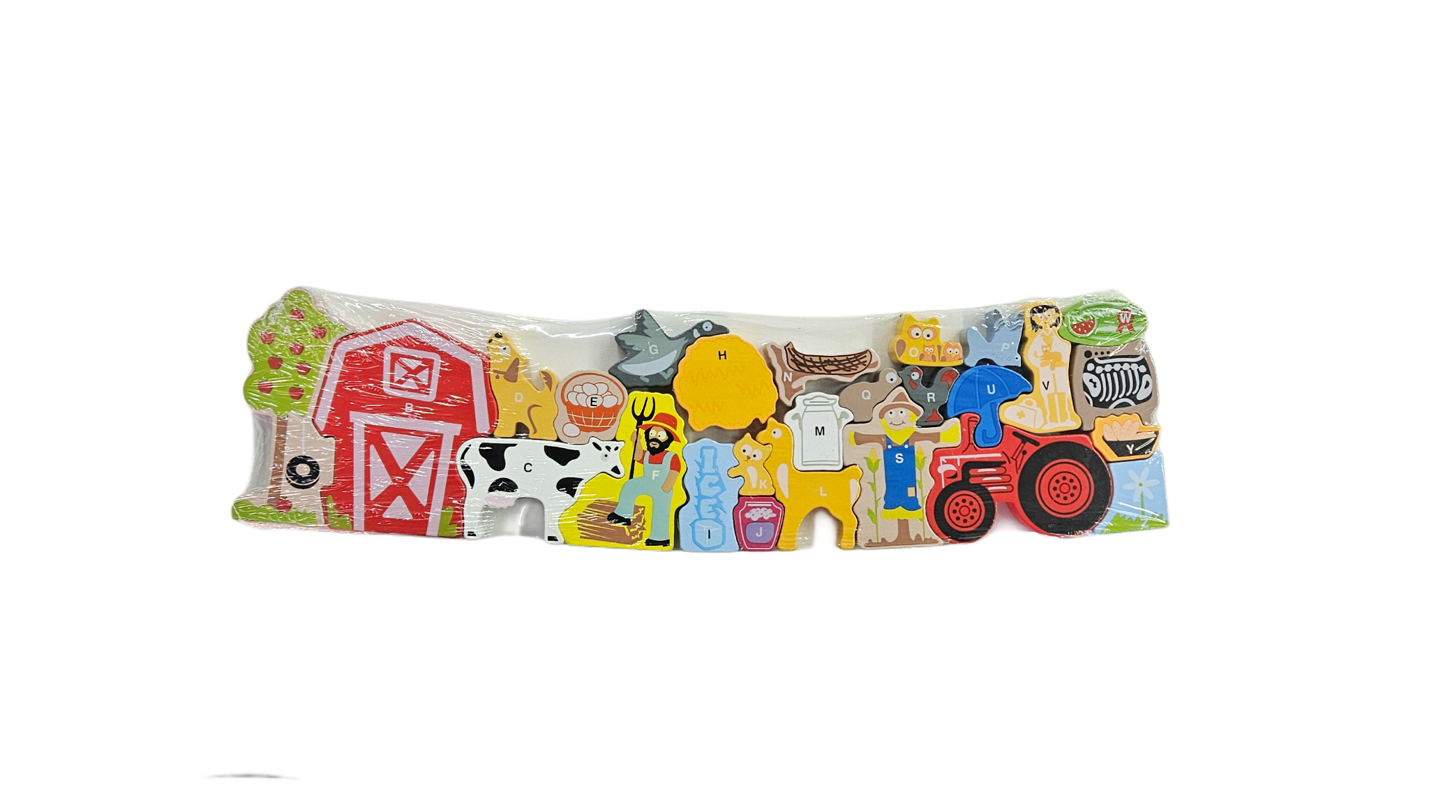Vzdělávací puzzle/abeceda - farma