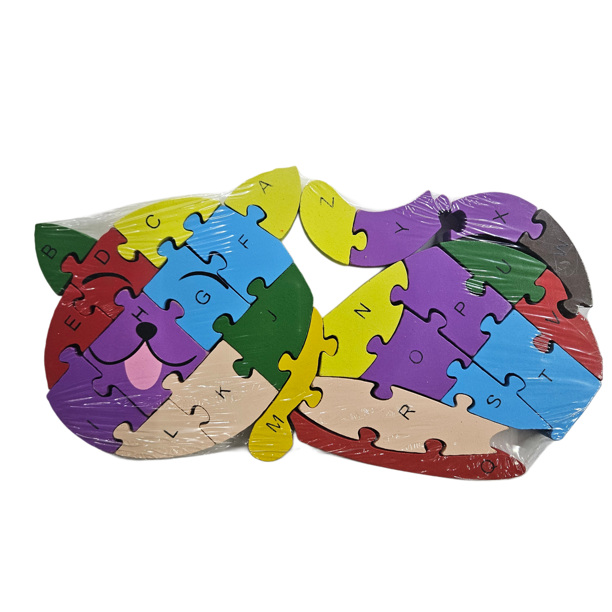 Vzdělávací puzzle/čísla/abeceda - kočka