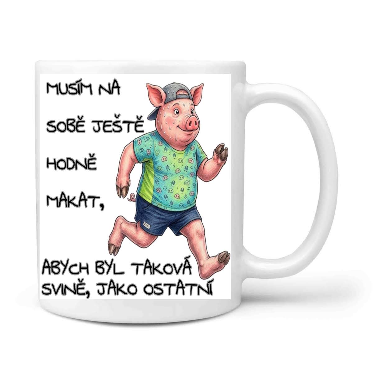 Musím na sobě makat, bych byl svině