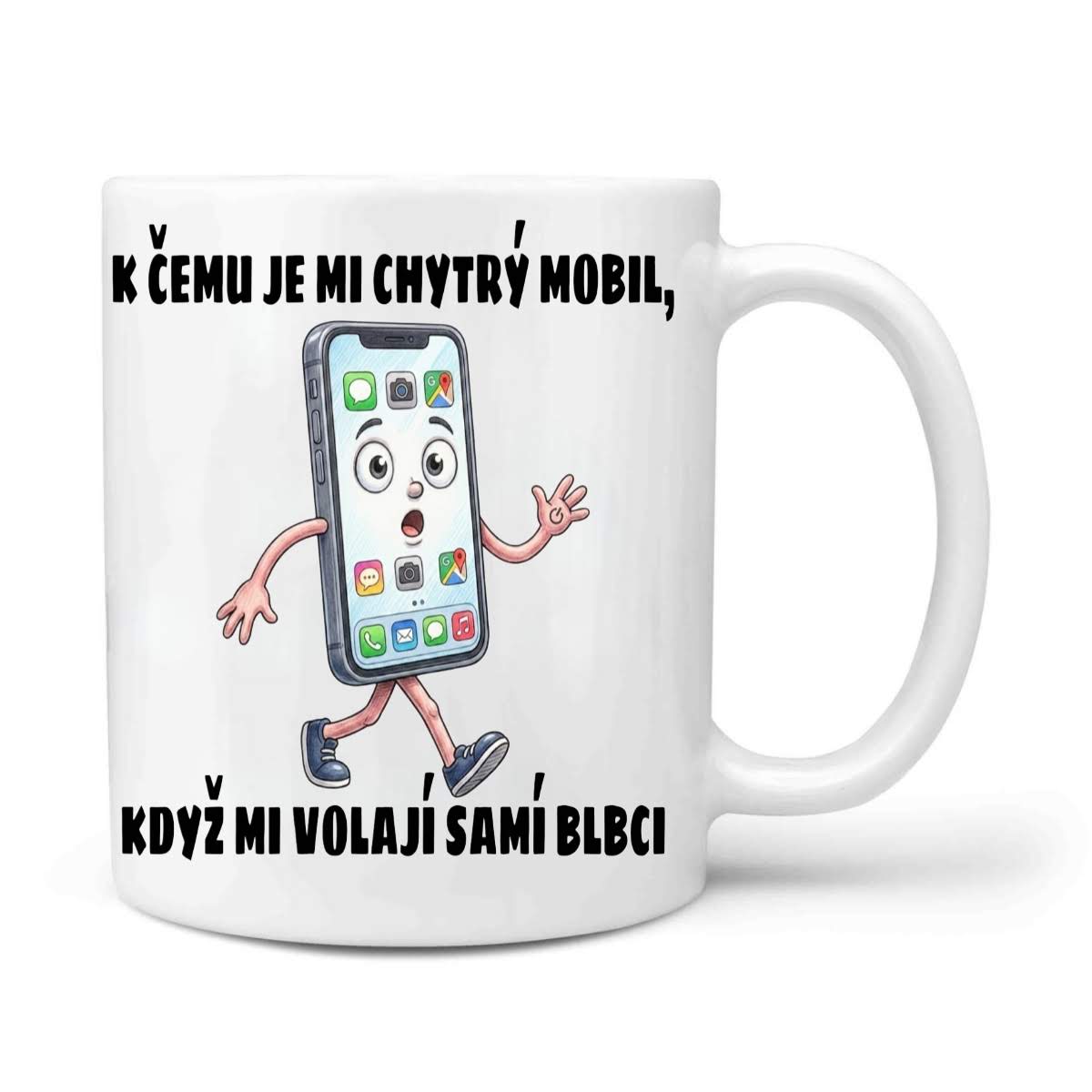 K čemu chytrý mobil, když volají blbci