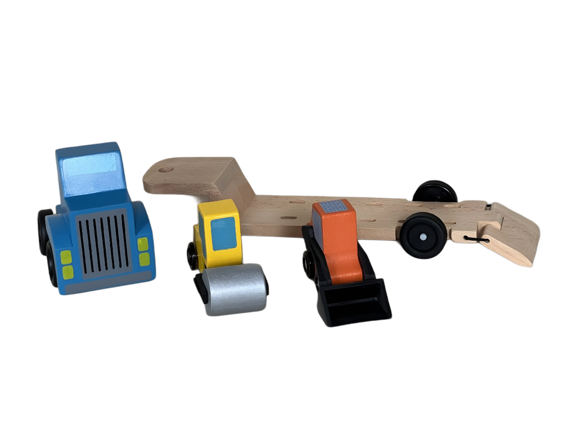 Dřevěný náklaďák/stavební stroje 