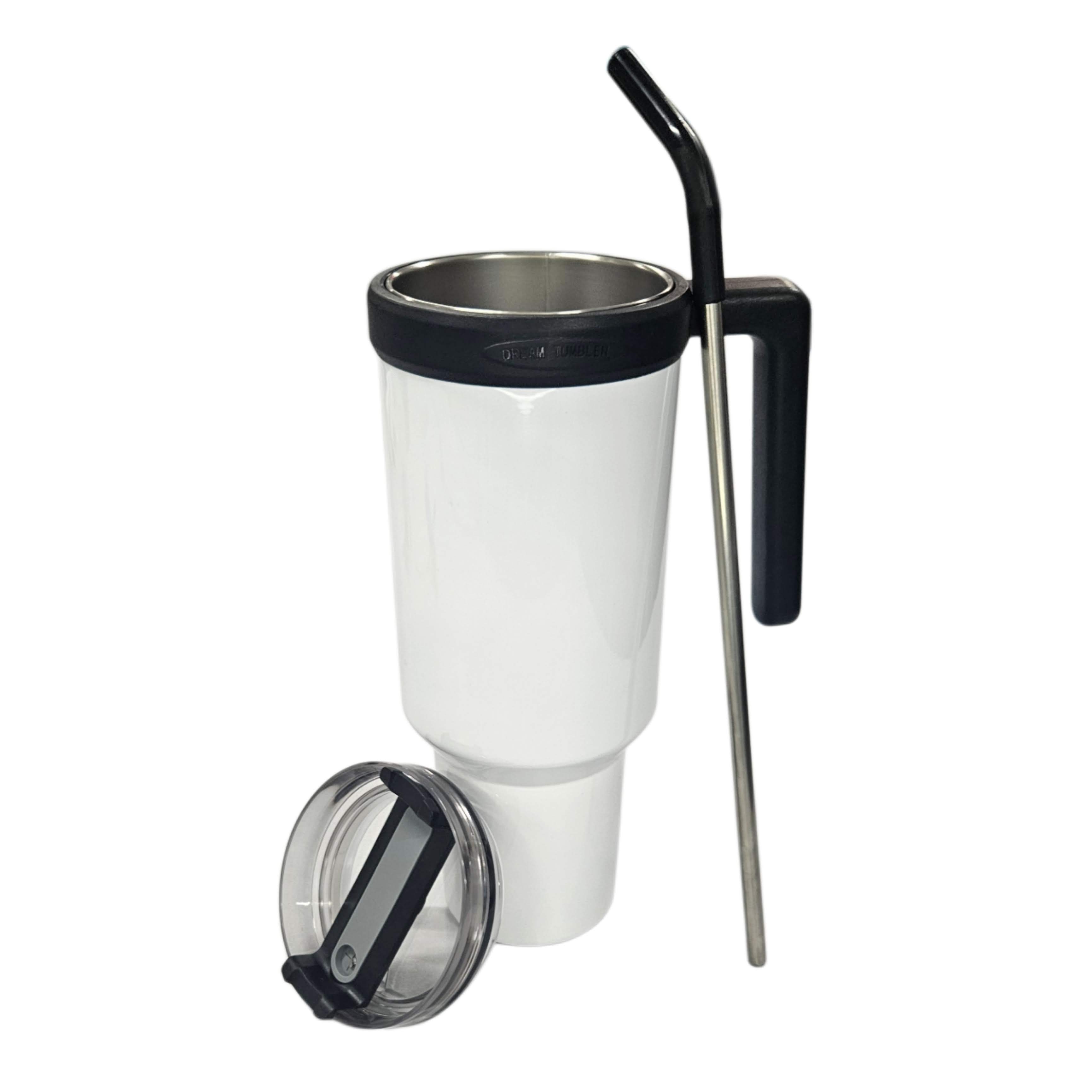 Cestovní nerezový termohrnek 1200 ml / černý