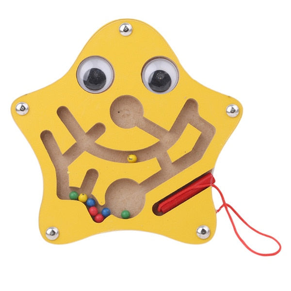 Dřevěné bludiště magnetické 