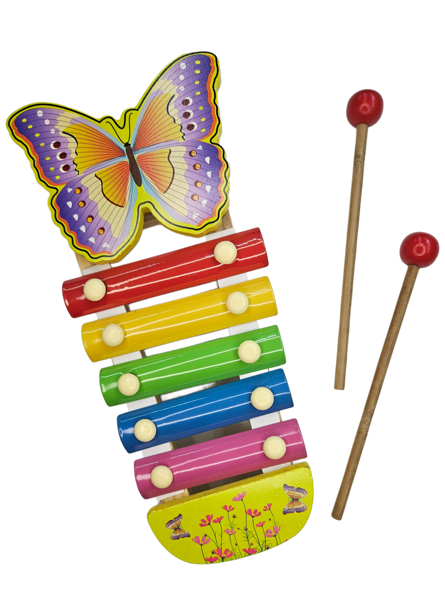 Dřevěný xylofon zvířátka 