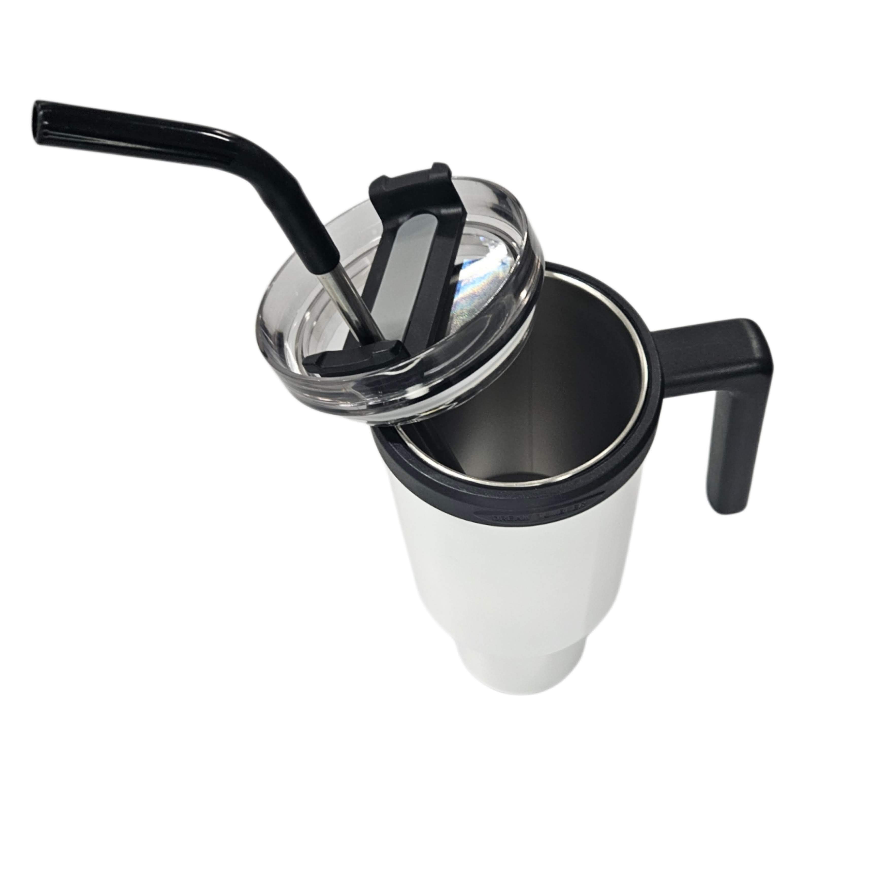 Cestovní nerezový termohrnek 1200 ml / černý