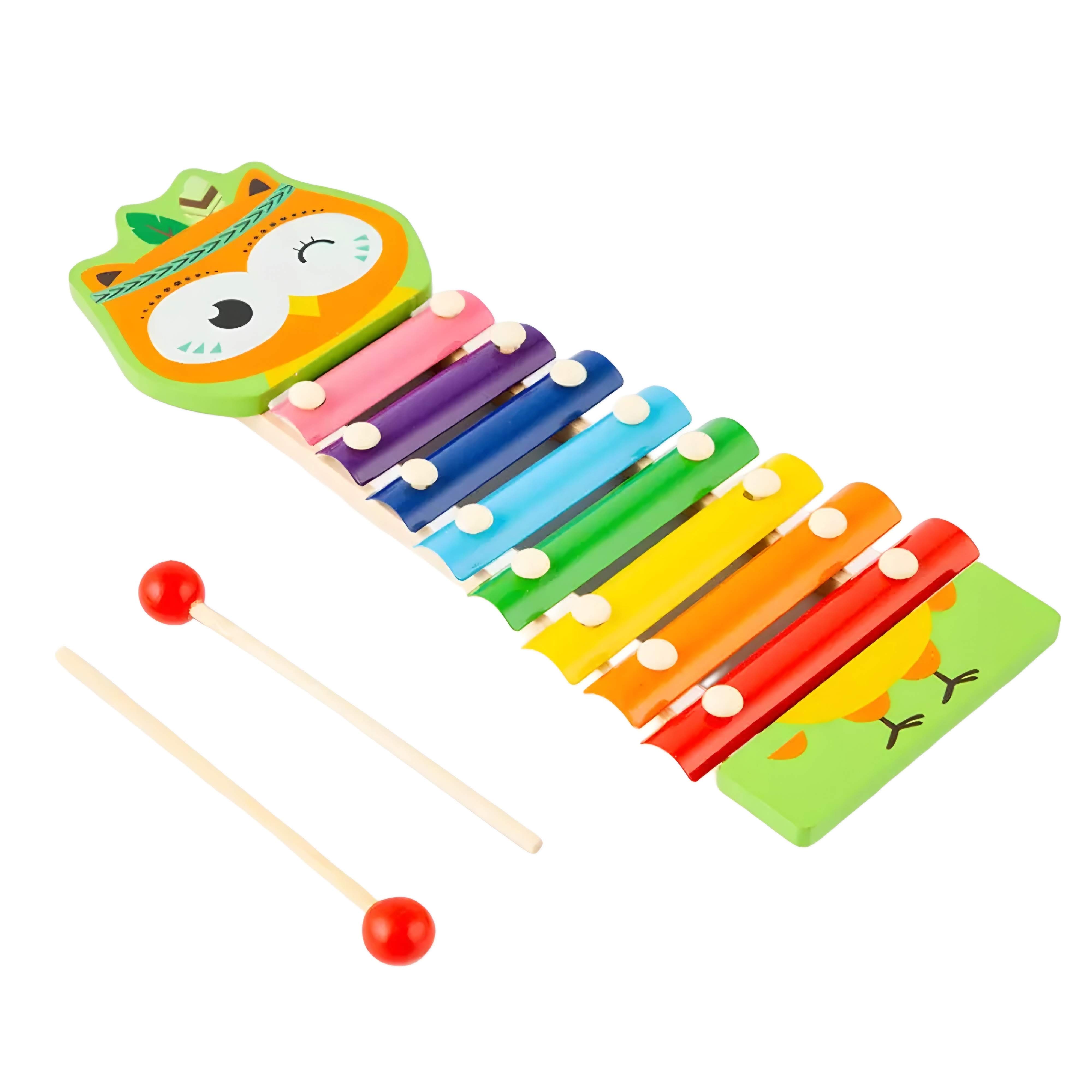 Dřevěný xylofon zvířátka 
