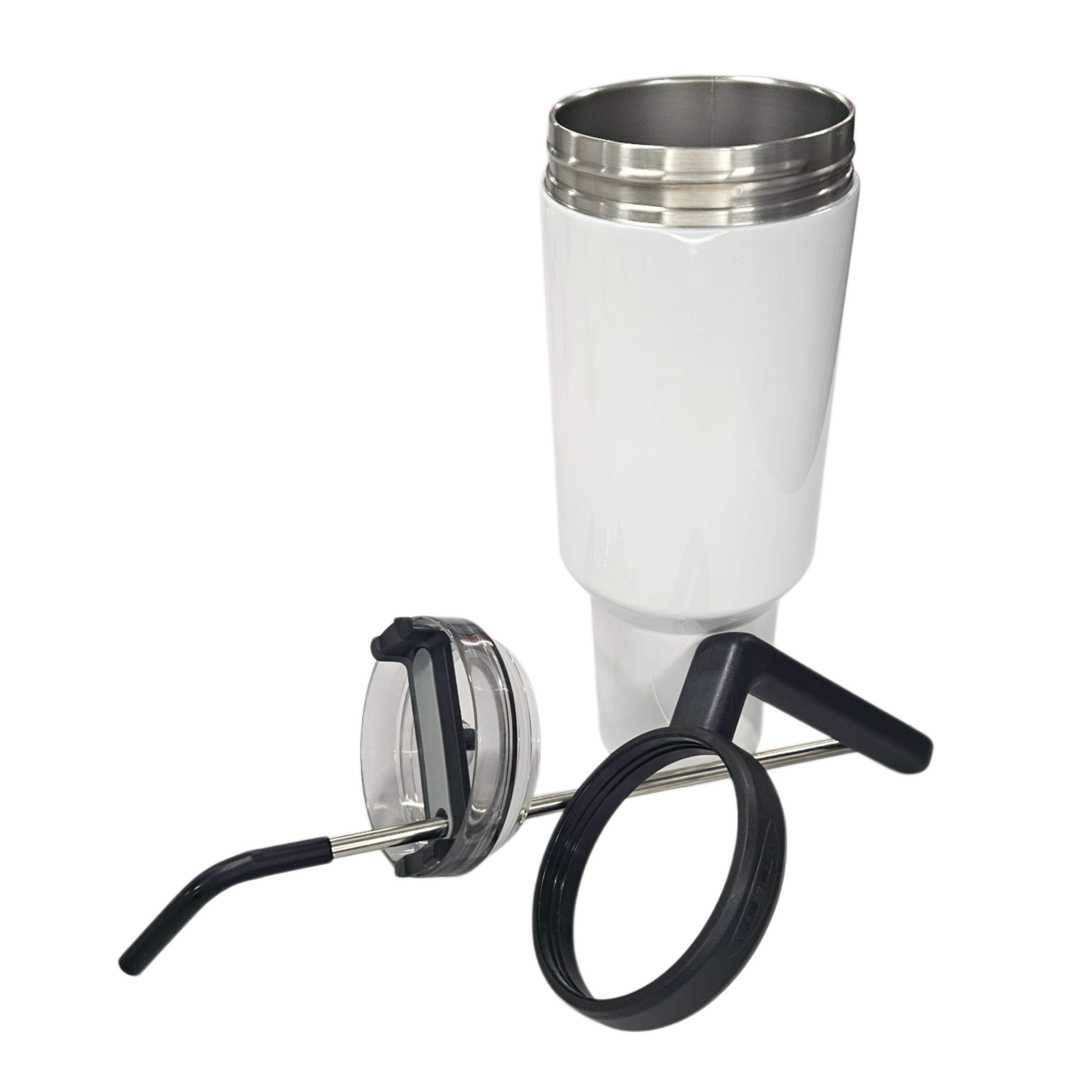 Cestovní nerezový termohrnek 1200 ml / černý