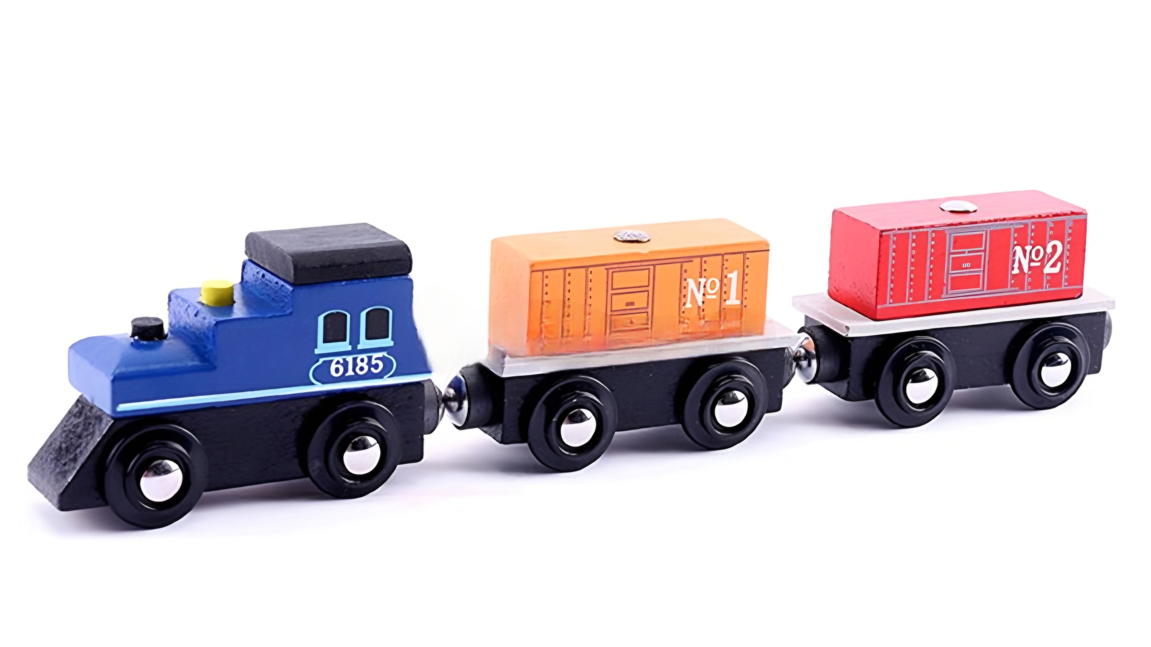 Dřevěný magnetický vláček/mašinka/vagón