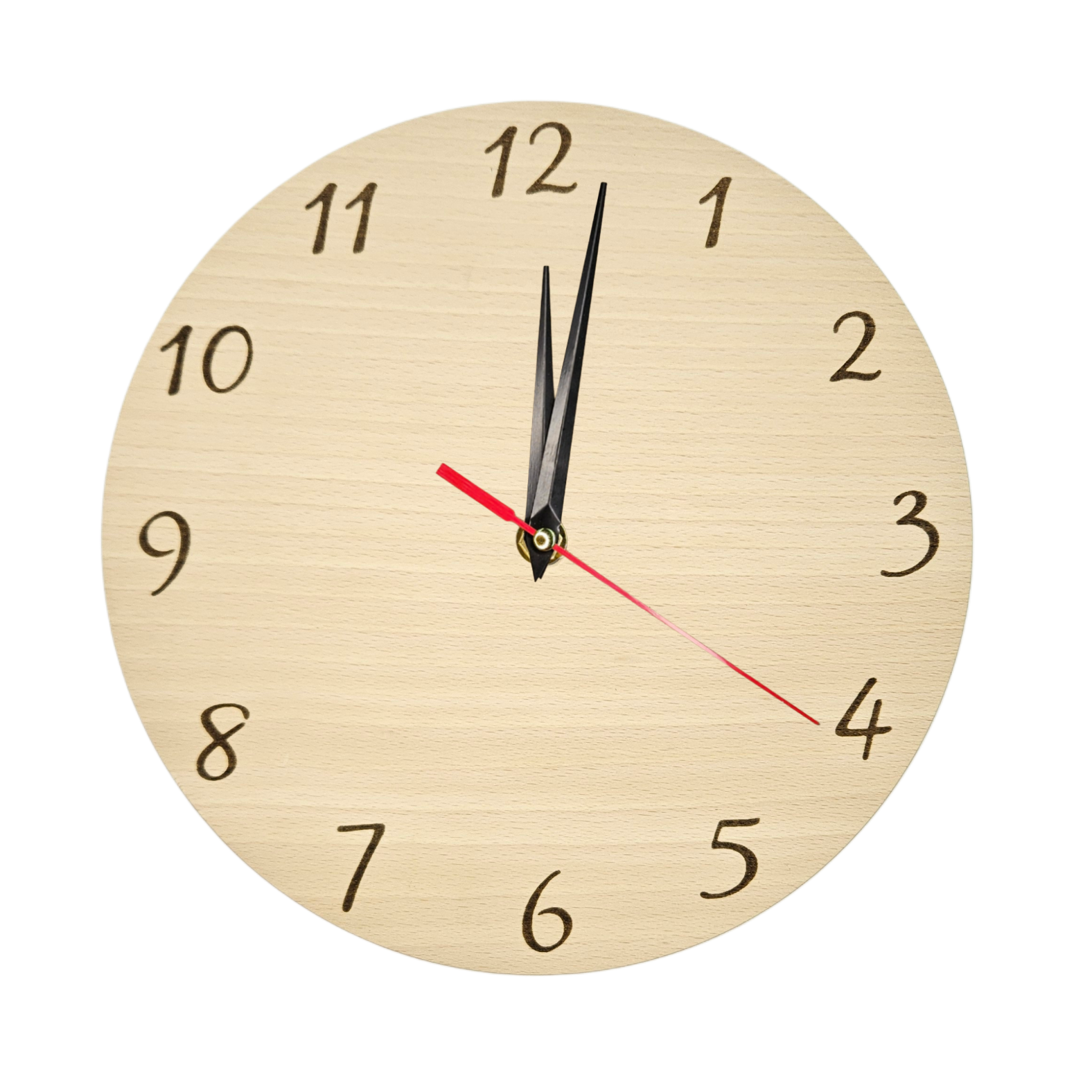 Dřevěné hodiny 24 cm