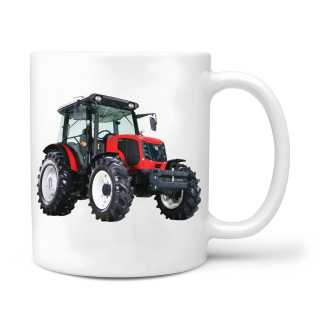 Traktor červený 