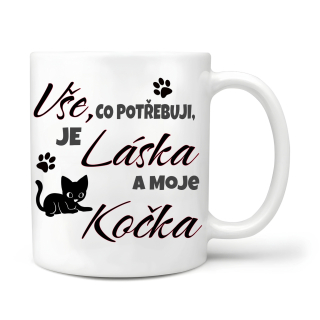 Vše co potřebuji je láska a moje kočka
