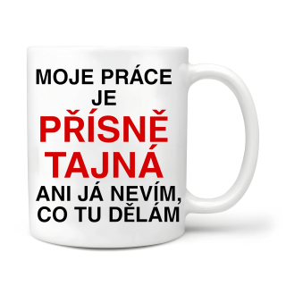 Moje práce je přísně tajná, ani já nevím co tu dělám 