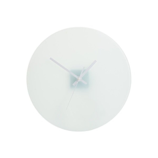 Skleněné hodiny kulaté 30cm