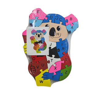 Vzdělávací puzzle/čísla/abeceda - koala 