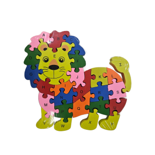 Vzdělávací puzzle/čísla/abeceda - lev