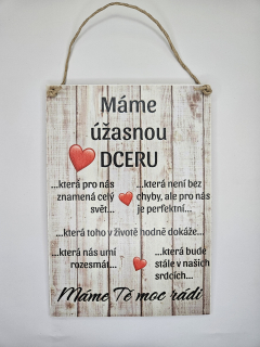 Máme úžasnou dceru