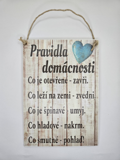 Pravidla domácnosti
