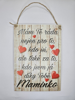Mám tě ráda.../maminko