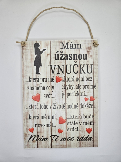 Mám úžasnou vnučku