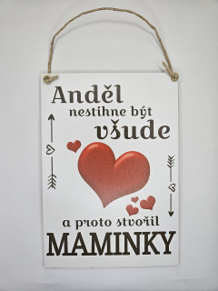 Anděl nestihne být všude / maminky