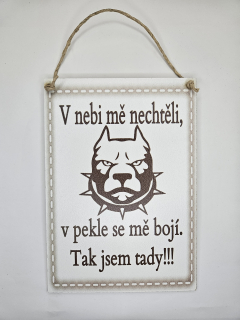 V nebi mě nechtěli / pitbull