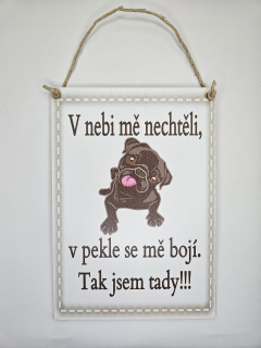 V nebi mě nechtěli / mops tmavý